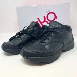 RYKA Women's Comfort Leather Walking Shoe Black Size 7 NEW with BOX FAST SHIP!